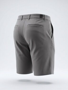 Ag Adriano Goldschmied Men's Gray Flat-Front Performance Shorts